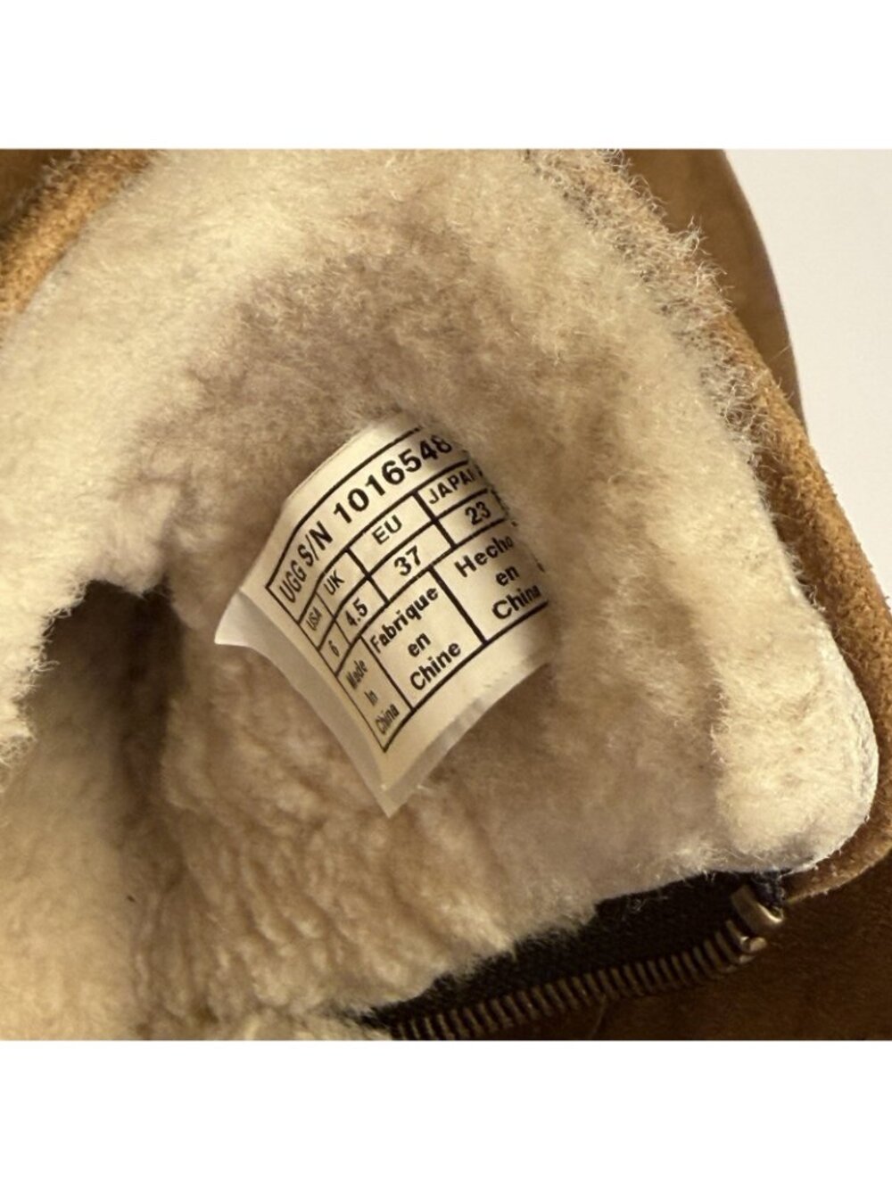 UGG Abree Women Mini Ankle Sheepskin Brown Suede Boots Size 6US 37EU - Picture 8 of 10
